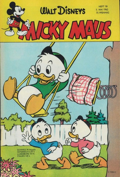 Micky Maus 1962/ 18 (Z1), Ehapa