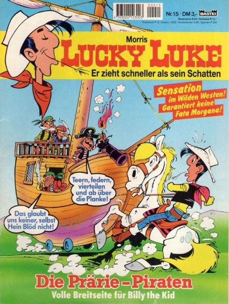 Lucky Luke 15 (Z1), Bastei