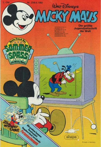 Micky Maus 1982/ 23 (Z1), Ehapa