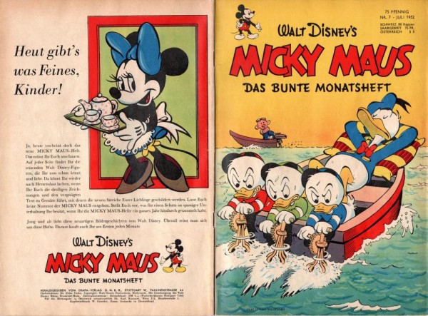 Micky Maus 1952/ 7 (Z1-2/2), Ehapa
