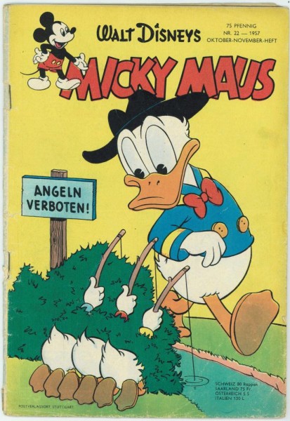 Micky Maus 1957/ 22 (Z3, Sm), Ehapa