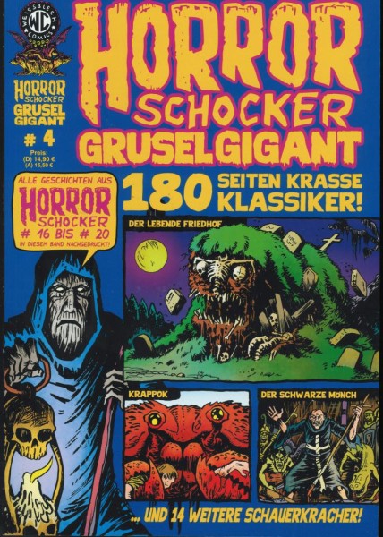 Horror Schocker Grusel Gigant 4, Weissblech