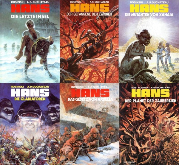 Hans SC 1-6 (Z0-1, 1. Aufl.), Stripspiegel