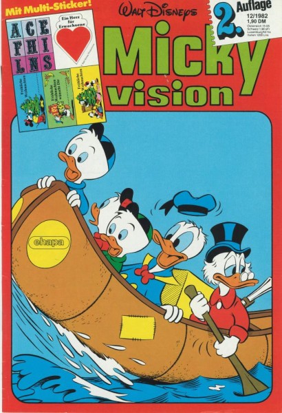 Mickyvision 2. Serie 1982 / 12 (Z1, 2.Aufl.), Ehapa