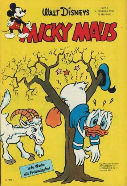 Micky Maus 1960/ 6 (Z0-1/1, Sm), Ehapa