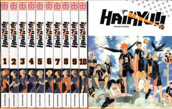 Haikyu!! 1-10 im Sammelschuber, Kazé