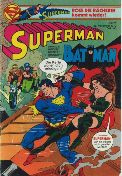 Superman 1979/ 25 (Z1-, Sm), Ehapa