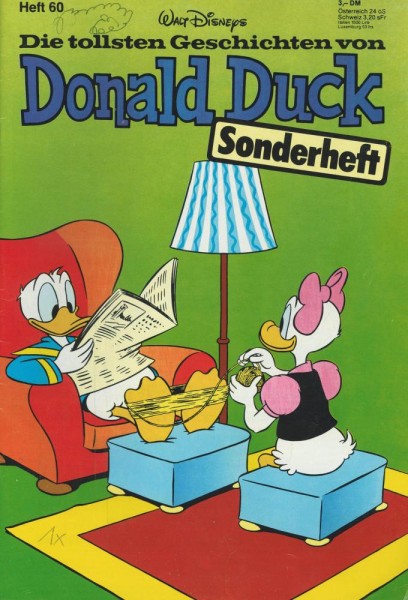 Die tollsten Geschichten von Donald Duck Sonderheft 60 (Z1, Sz), Ehapa