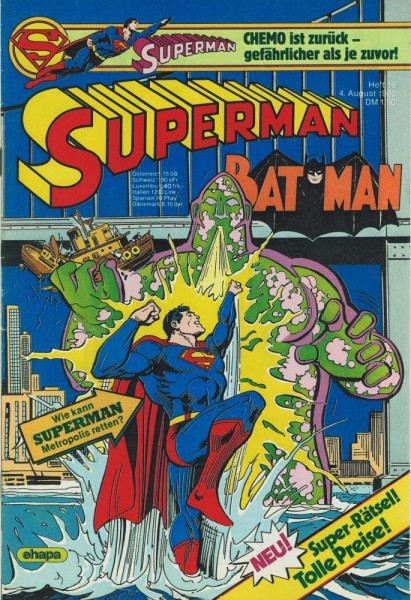 Superman 1982/ 16 (Z1-2), Ehapa