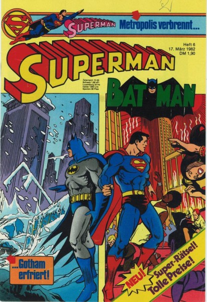 Superman 1982/ 6 (Z1, Sz), Ehapa