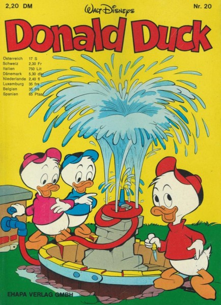 Donald Duck Taschenbuch 20 (Z1-2/2), Ehapa
