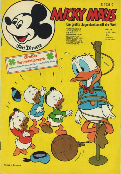 Micky Maus 1971/ 28 (Z1-2/2), Ehapa