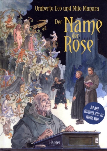 Milo Manara - Der Name der Rose Graphic Novel, Hanser Verlag