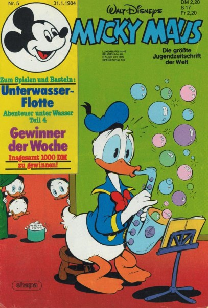 Micky Maus 1984/ 5 (Z1), Ehapa