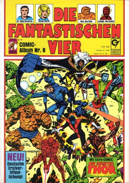 Die fantastischen Vier - Comic-Album 8 (Z1-), Condor