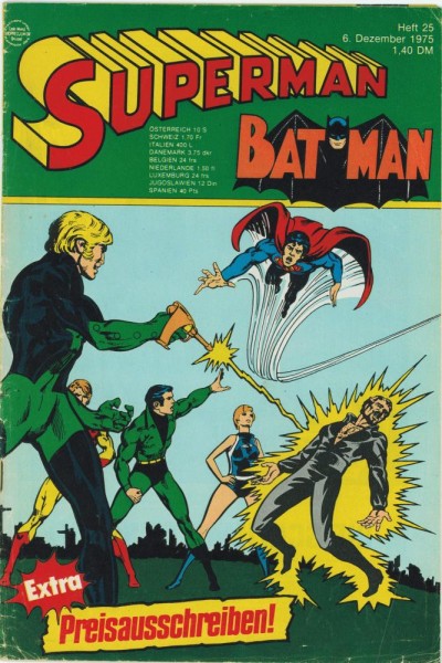 Superman 1975/ 25 (Z1-2, Sm), Ehapa