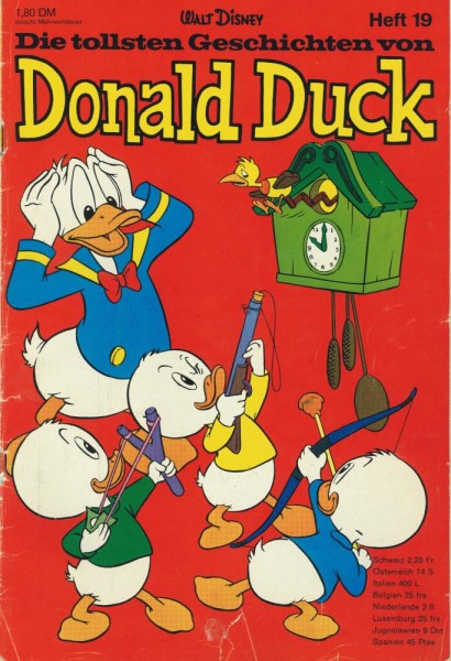 Die tollsten Geschichten von Donald Duck Sonderheft 19 (Z2), Ehapa