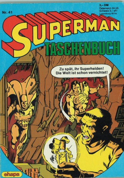 Superman Taschenbuch 41 (Z1), Ehapa