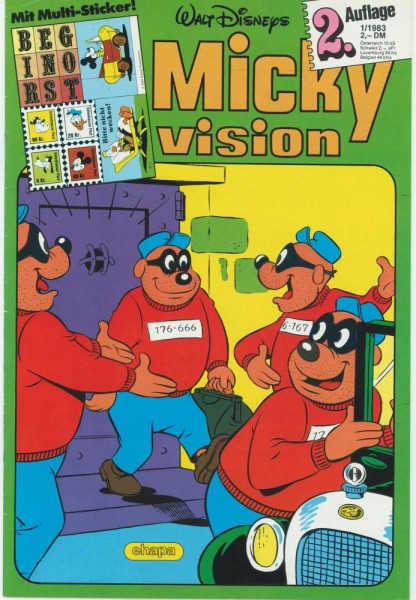Mickyvision 2. Serie 1983 / 1 (Z1, 2. Aufl.), Ehapa