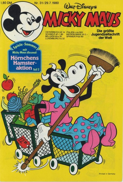 Micky Maus 1980/ 31 (Z0-1), Ehapa