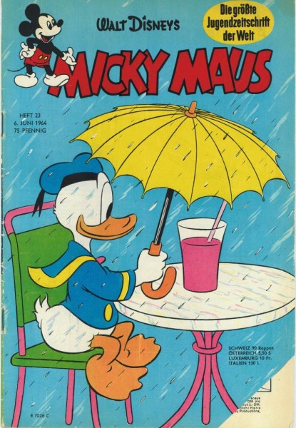 Micky Maus 1964/ 23 (Z1-2, Sm), Ehapa