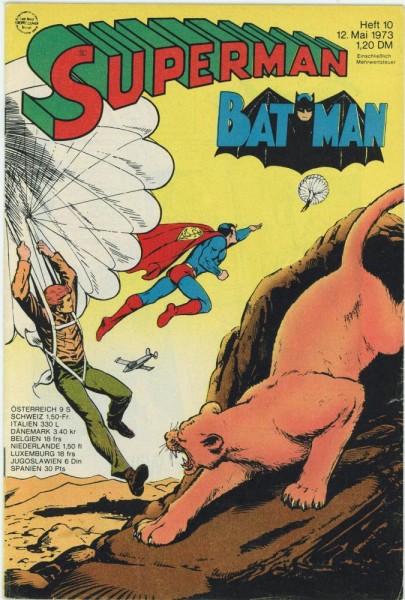 Superman 1973/ 10 (Z1-, Sz, Sm), Ehapa