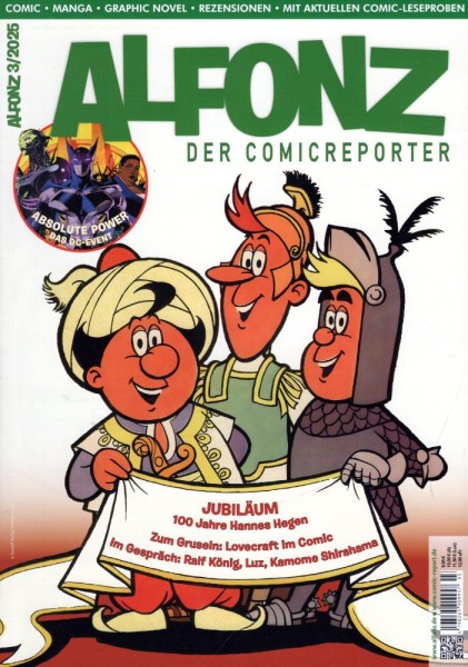 Alfonz der Comicreporter 2025/3, Edition Alfonz