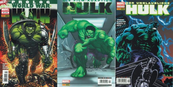 Der unglaubliche Hulk 2-9 + 4 weitere Hefte (Z0), Panini