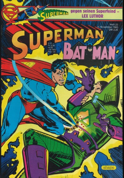 Superman 1985/ 23 (Z1), Ehapa