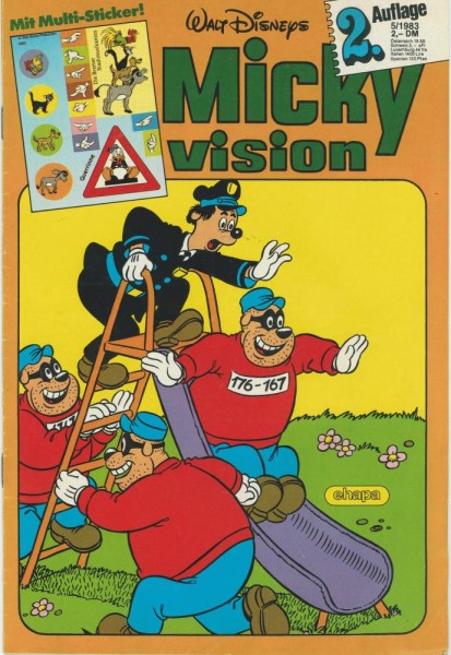 Mickyvision 2. Serie 1983 / 5 (Z1-2, 2. Aufl.), Ehapa