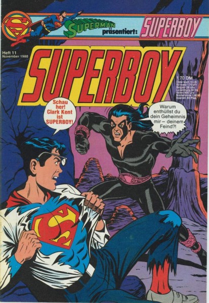 Superboy 1980/ 11 (Z0-1, Sm), Ehapa
