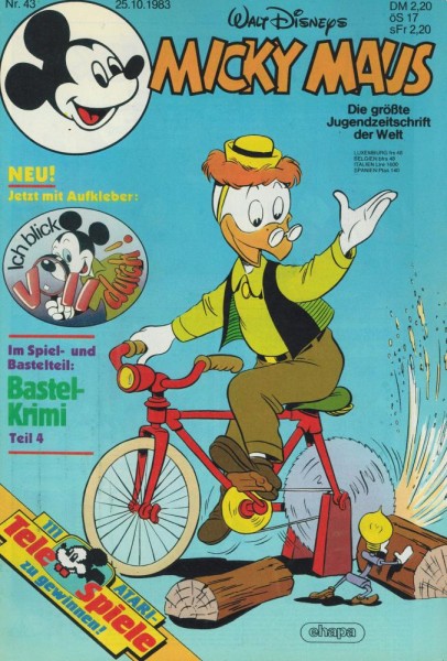 Micky Maus 1983/ 43 (Z1), Ehapa