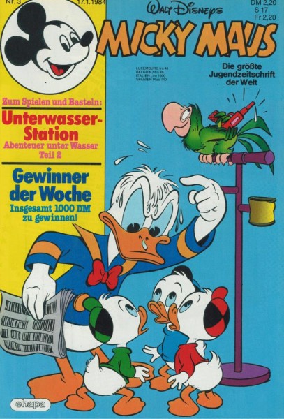 Micky Maus 1984/ 3 (Z0-1/1), Ehapa