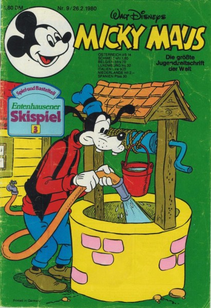 Micky Maus 1980/ 9 (Z1-2/2, Sm), Ehapa