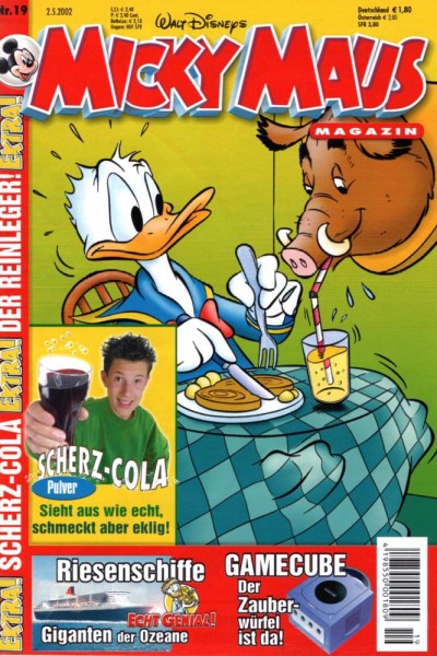 Micky Maus 2002/ 19 (Z0-1), Ehapa