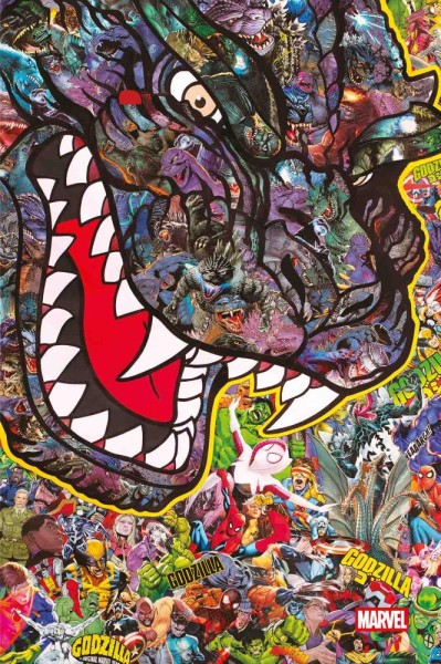 Godzilla gegen das Marvel-Universum Exklusiv-Variant-Cover, Panini
