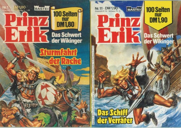 Prinz Erik 1-6 +8-11 (Z1), Bastei