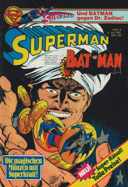 Superman 1981/ 14 (Z1, Sm), Ehapa