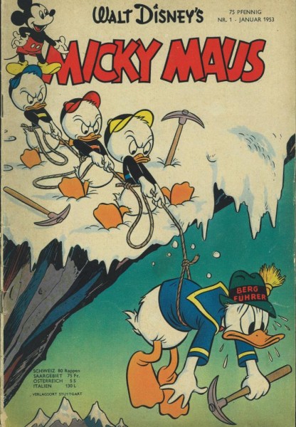 Micky Maus 1953/ 1 (Z1-2/2), Ehapa
