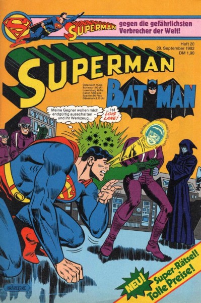 Superman 1982/ 20 (Z1), Ehapa
