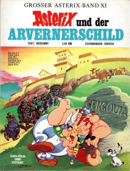Asterix 11 (Z1, 1. Auflage), Ehapa