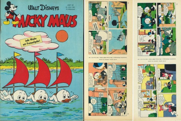 Micky Maus 1961/ 30 (Z1, Streifen), Ehapa