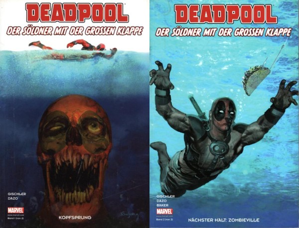 DEADPOOL - Der Söldner mit der grossen Klappe 1+2 (Z1, 1. Auflage), Panini