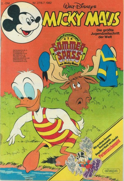 Micky Maus 1982/ 27 (Z1-2), Ehapa