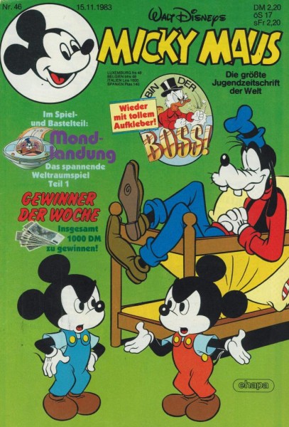 Micky Maus 1983/ 46 (Z1), Ehapa