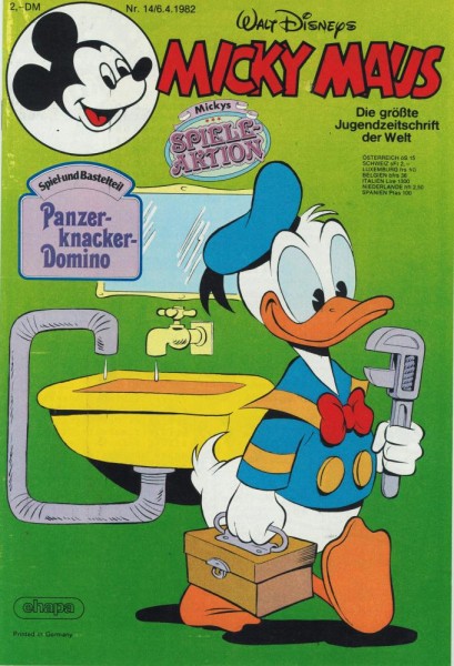 Micky Maus 1982/ 14 (Z0-1/1), Ehapa