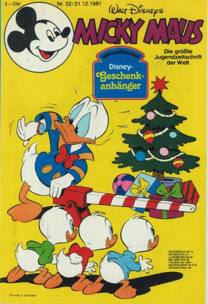 Micky Maus 1981/ 52 (Z1-2), Ehapa