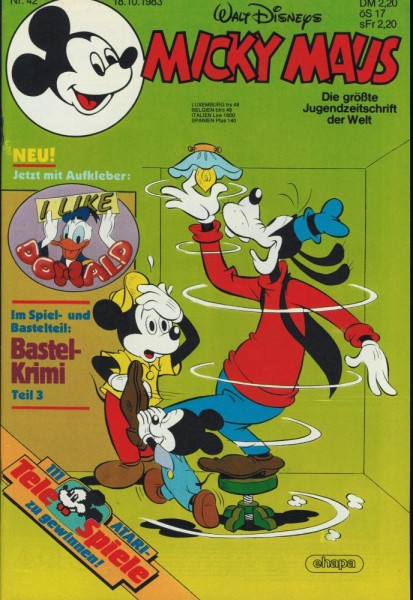 Micky Maus 1983/ 42 (Z0-1/1), Ehapa