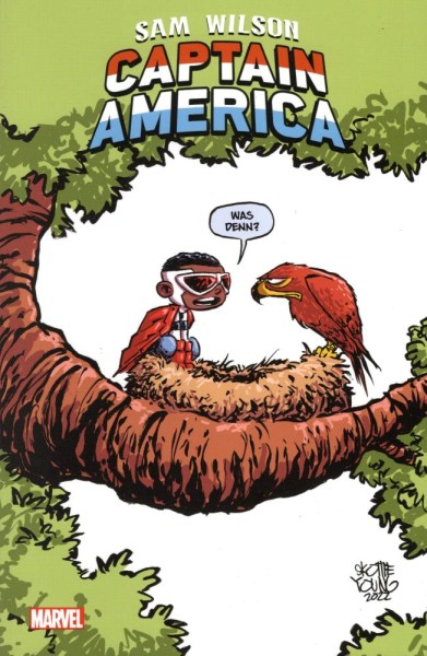 Sam Wilson - Captain America 1 (Variant Cover), Panini