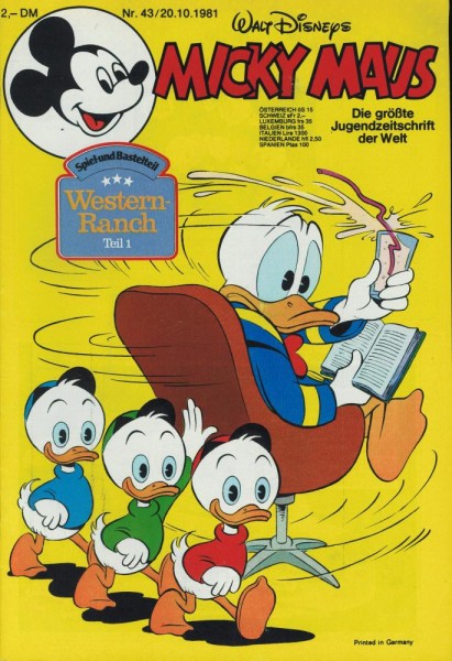 Micky Maus 1981/ 43 (Z0-1), Ehapa